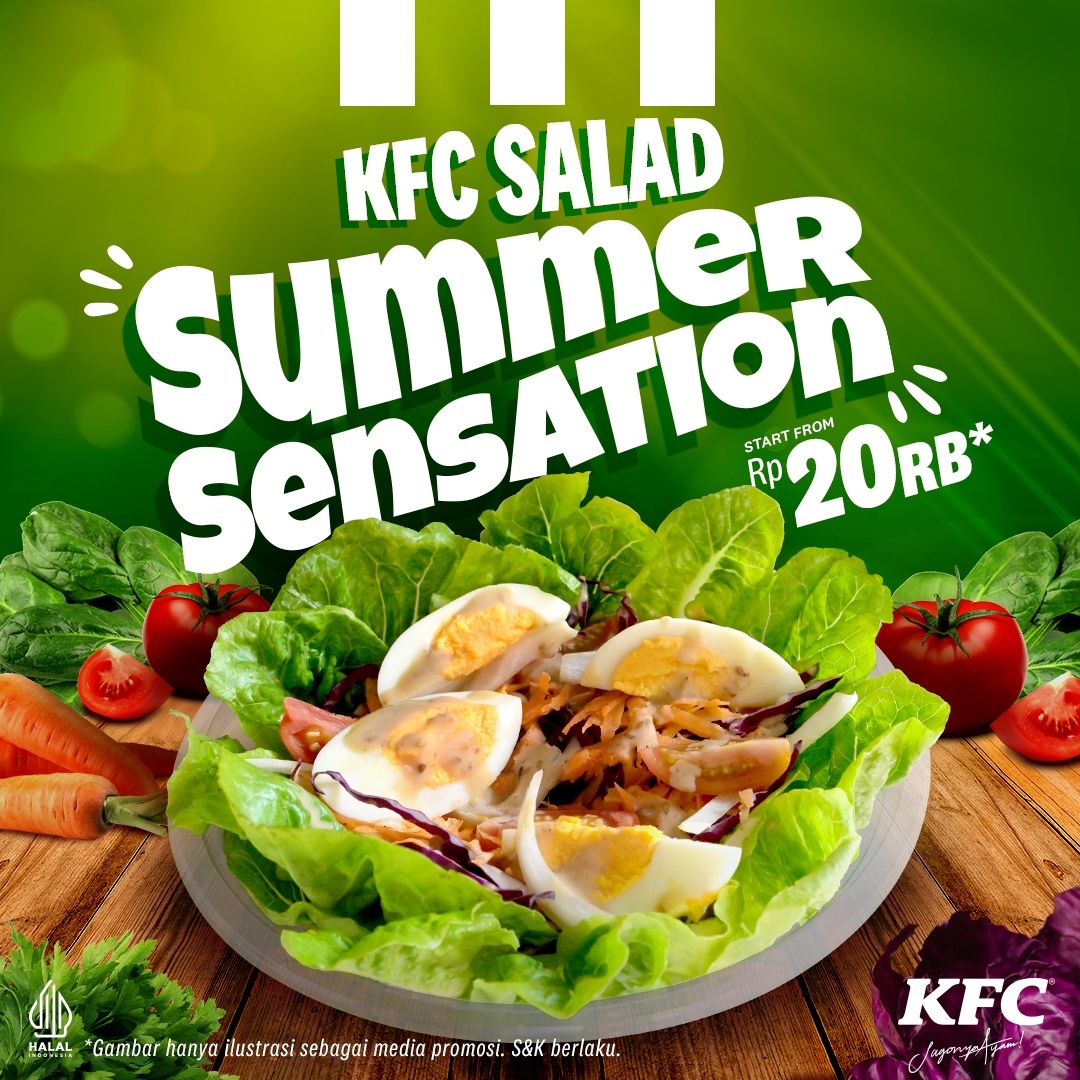 KFC Salad Summer Sensation BARU! Dari KFC